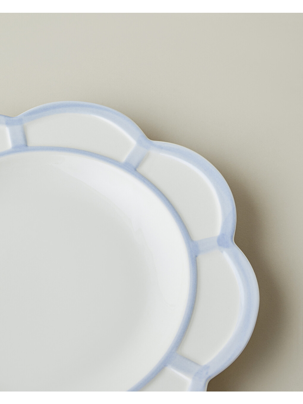 Soft Cloud Stoneware Çukur Tabak 26 Cm Açık Mavi-2