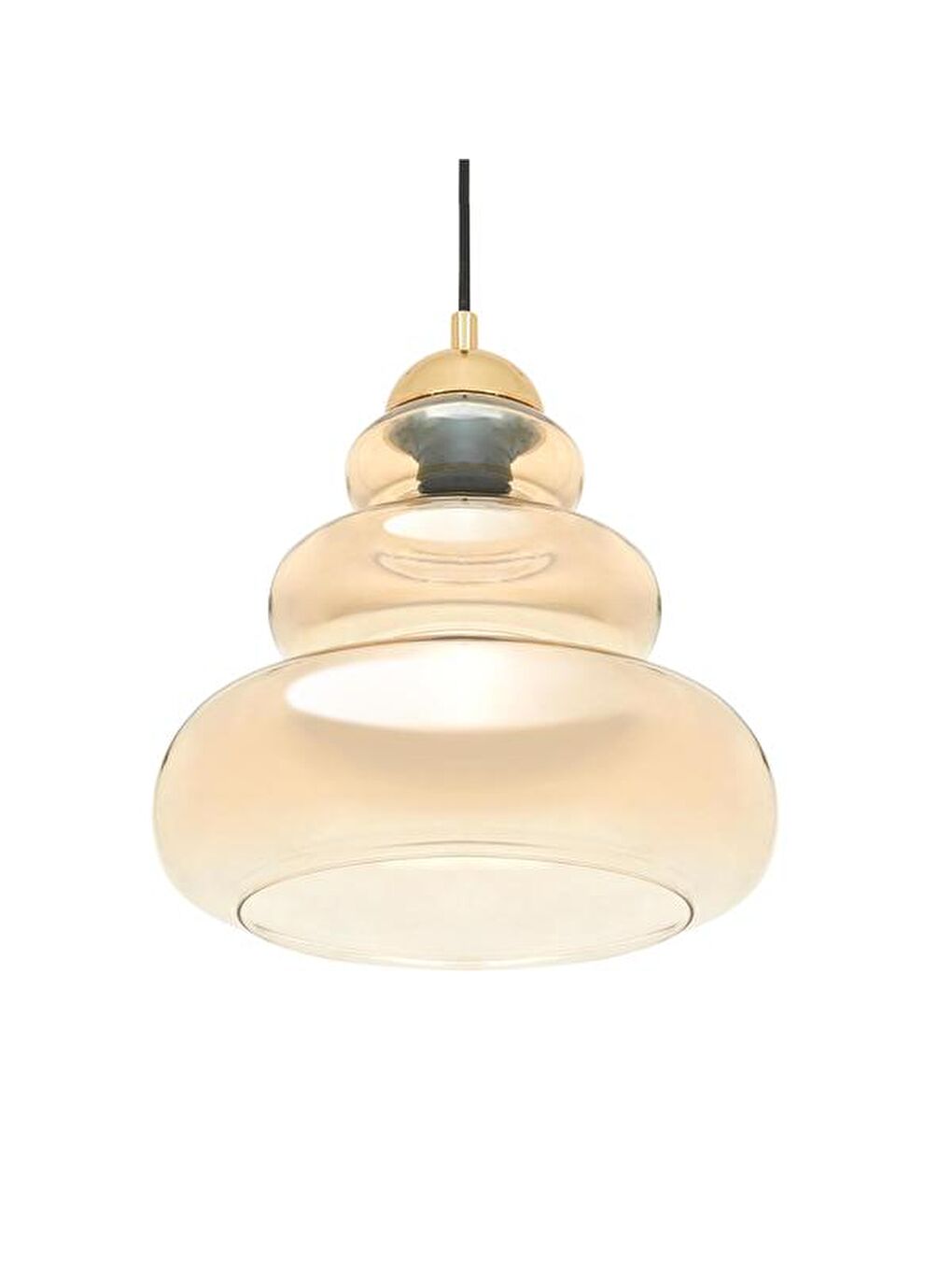 Sarı Aware Cam Sarkıt - Bal-3