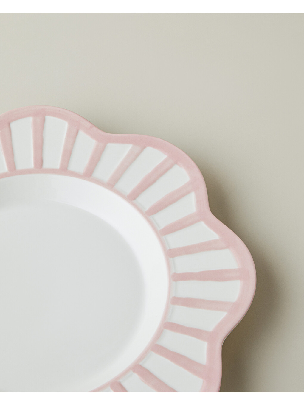Soft Cloud Stoneware Servis Tabağı 27,5 Cm Açık Pembe-2