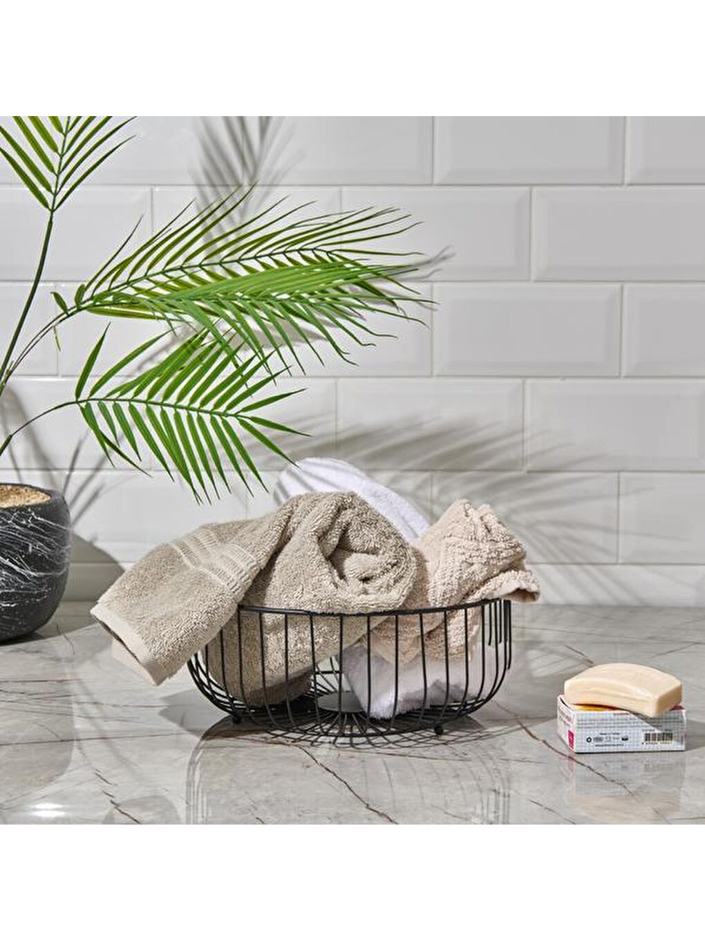 Metal Banyo Organizeri - Siyah - 28 cm