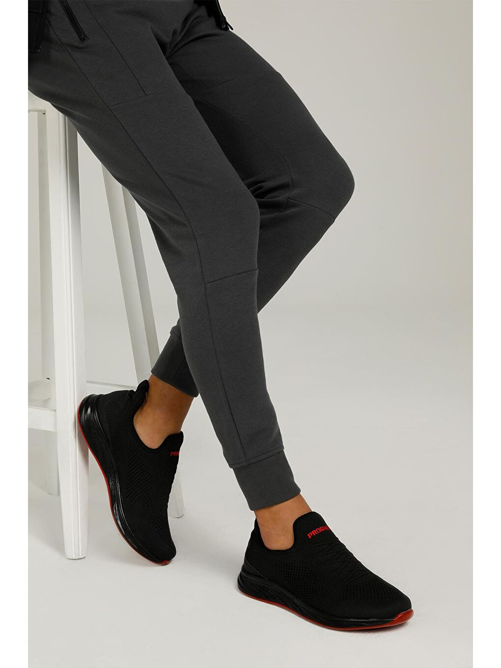 PS21 1FX Siyah Erkek Koşu Ayakkabısı-1