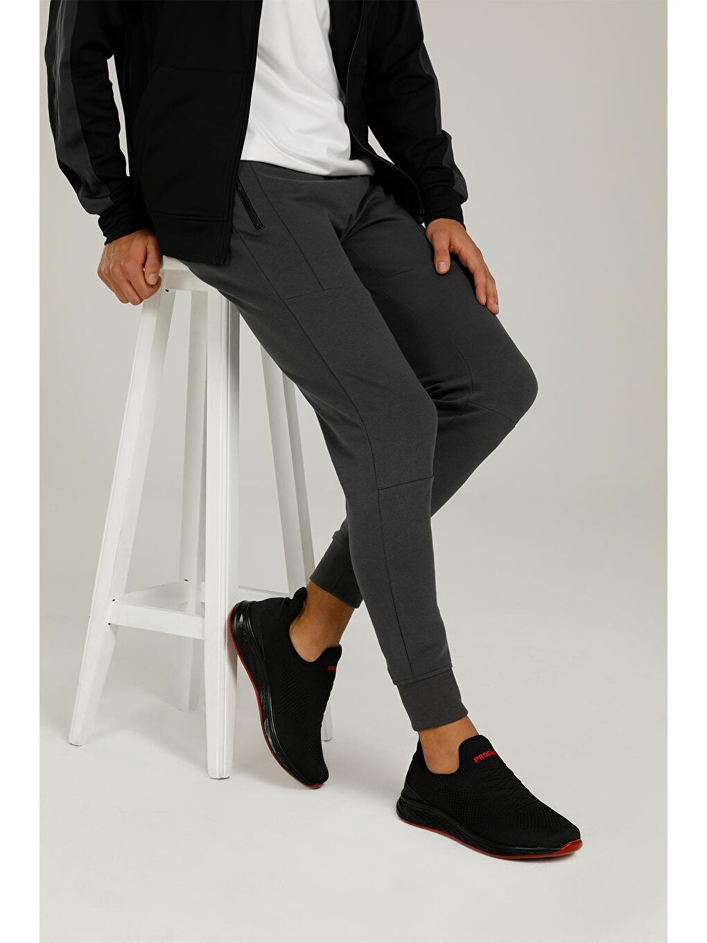 PS21 1FX Siyah Erkek Koşu Ayakkabısı-4