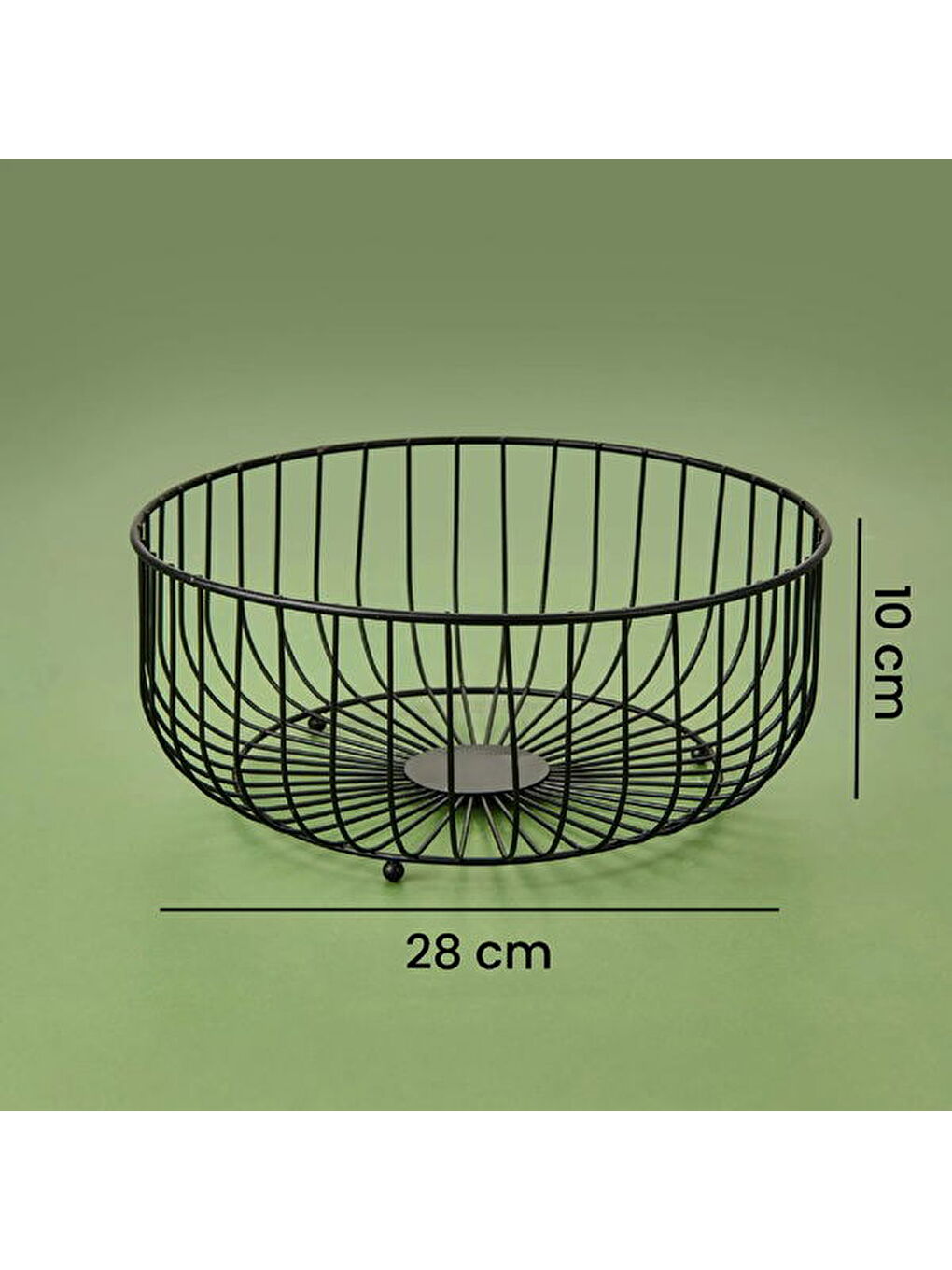 Metal Banyo Organizeri - Siyah - 28 cm-4
