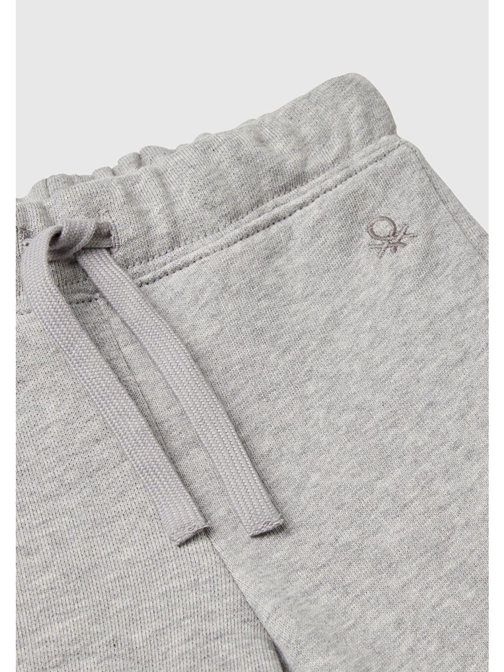 Kız Çocuk Gri Melanj Logo İşlemeli Eşofman Altı-2