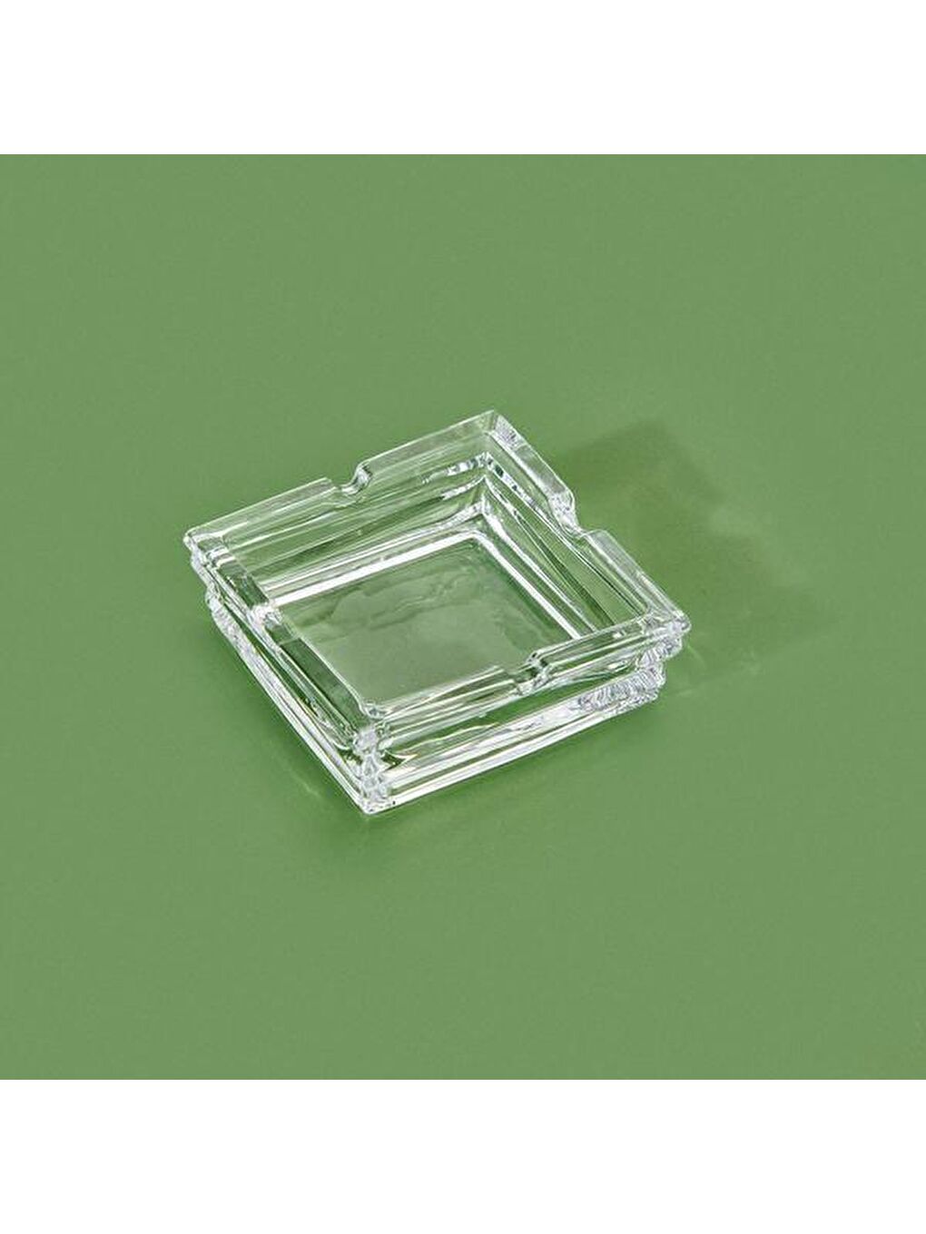 Renksiz Ware Cam Küllük - Şeffaf - 10x3,5 cm-1