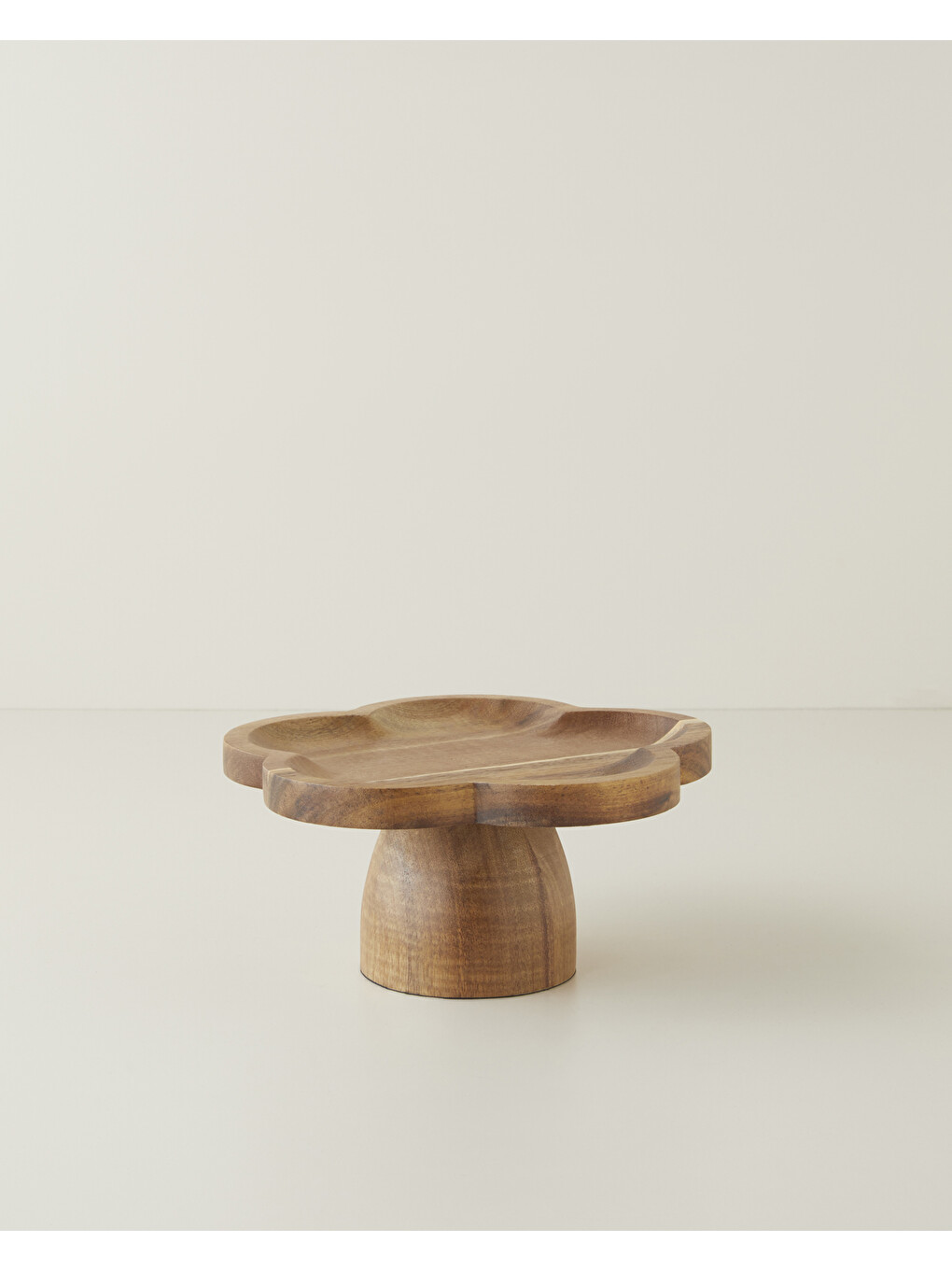 Kahverengi Anita Mdf Dekoratif Tabak 10 Cm Kahve