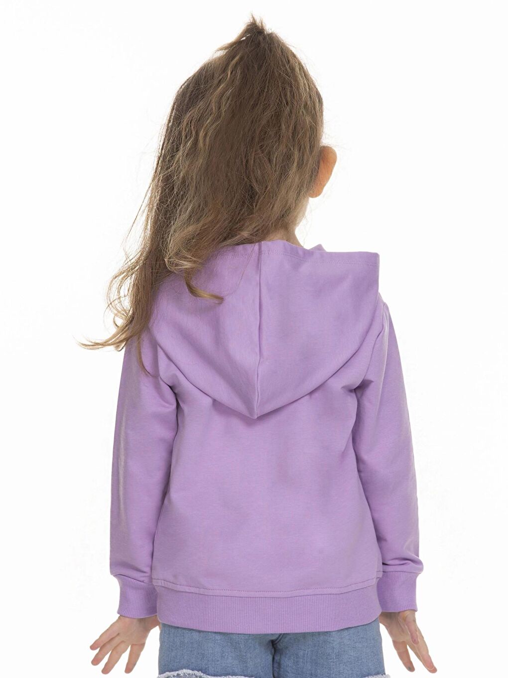 Lila Hey Baskılı Sweat 6901-4