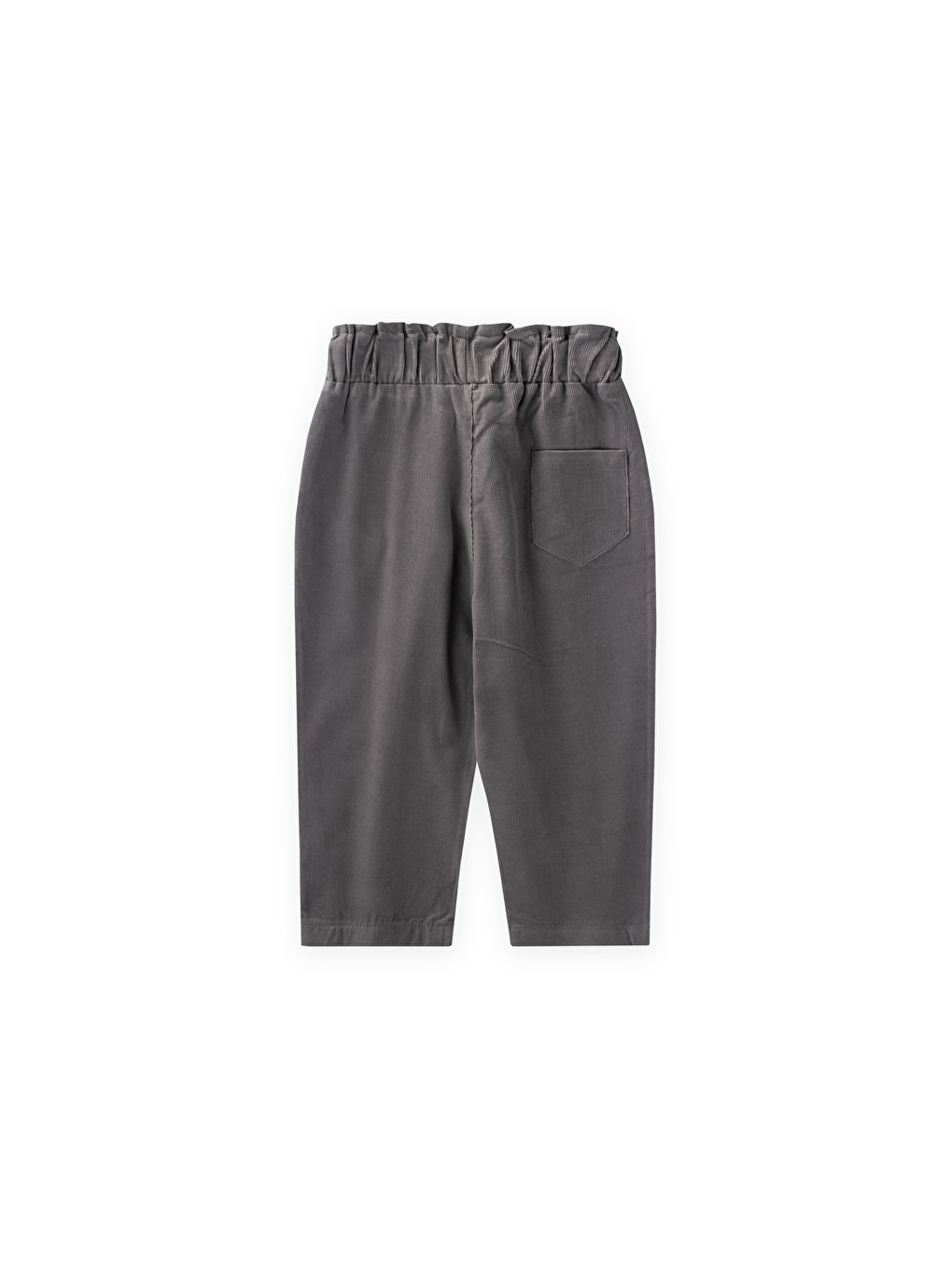 Kadife Boyfriend Pantolon 1-8 Yaş Gri-1