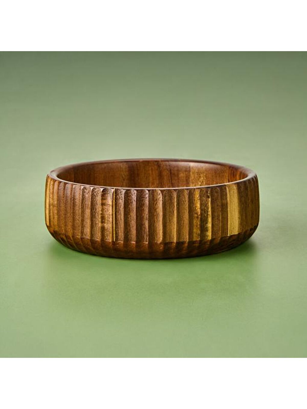 Akasya Curve Kase - Kahverengi - 19 cm-3