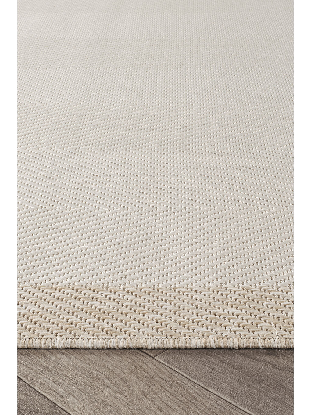 Ekru Sisalux 3084 Krem Bej Sisal Dokuma Jüt Hav Toz Vermez Halı Salon Mutfak Oda Halısı-80x150-3