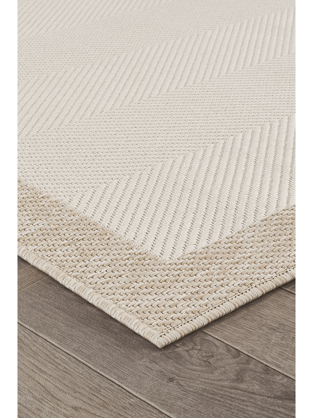 Ekru Sisalux 3084 Krem Bej Sisal Dokuma Jüt Hav Toz Vermez Halı Salon Mutfak Oda Halısı-80x150-4