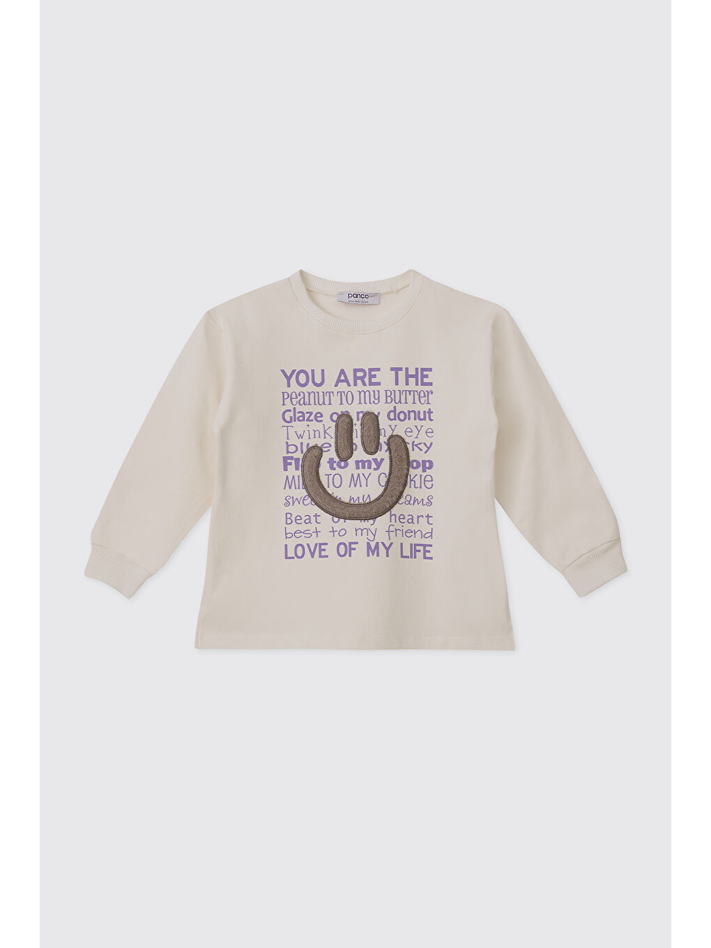 Kız Bebek Ekrulıla Sweatshirt