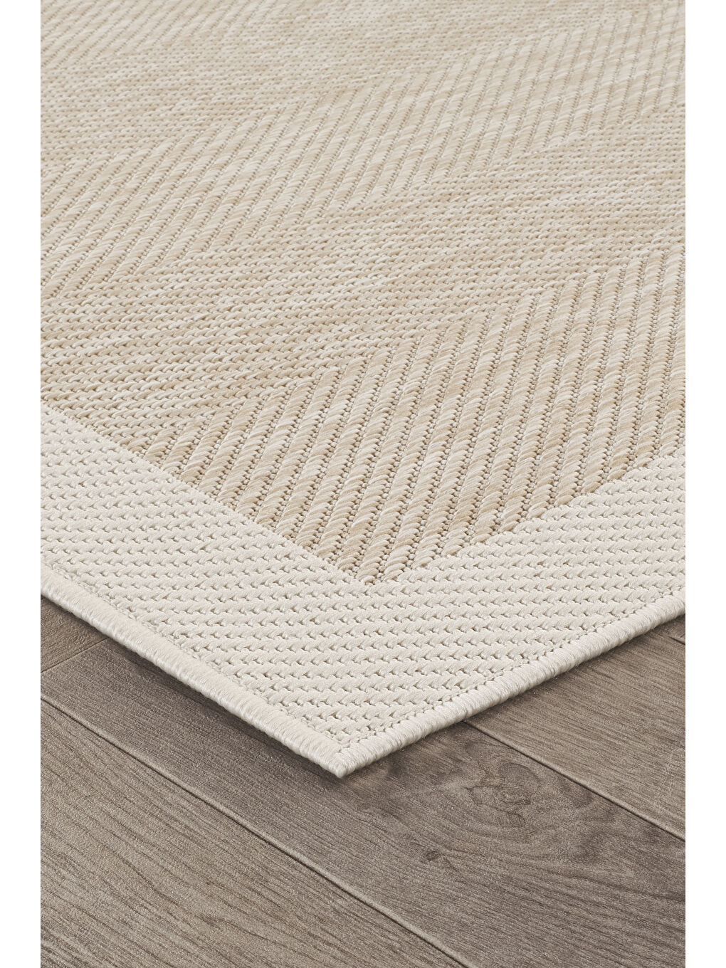 Sisalux 3085 Bej Krem Sisal Dokuma Jüt Kilim Hav Toz Vermez Halı Salon Mutfak Oda Halısı-160x230-4