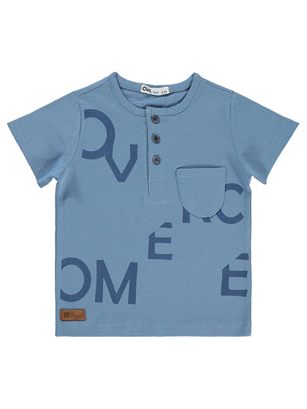 Boys Erkek Çocuk 2-5 Yaş Tişört İndigo