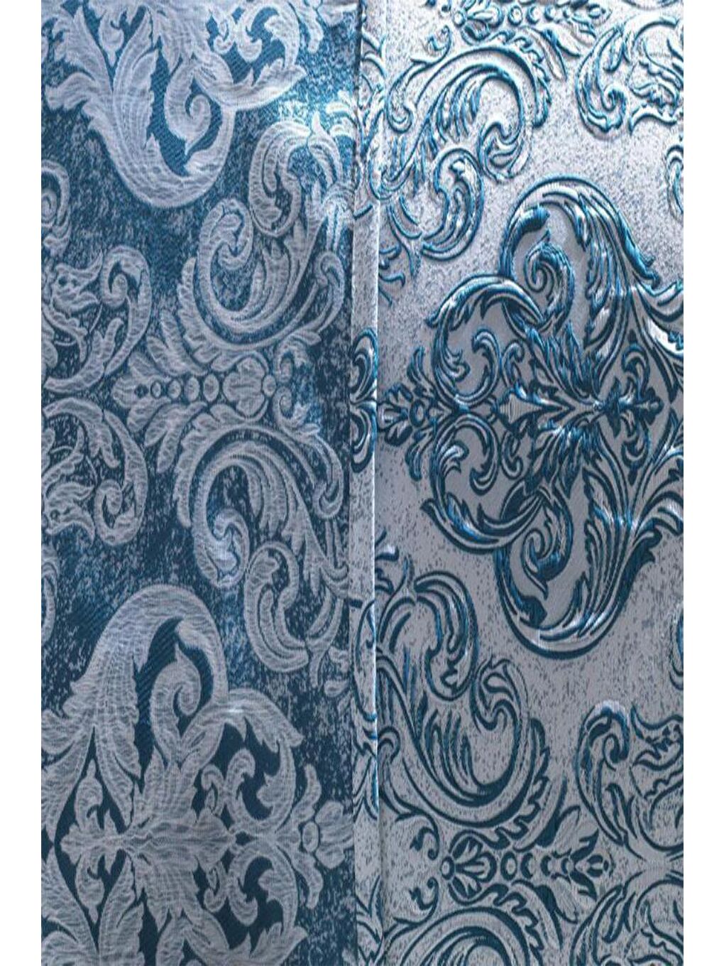 Sude Jakarlı Yatak Örtüsü Petrol-7