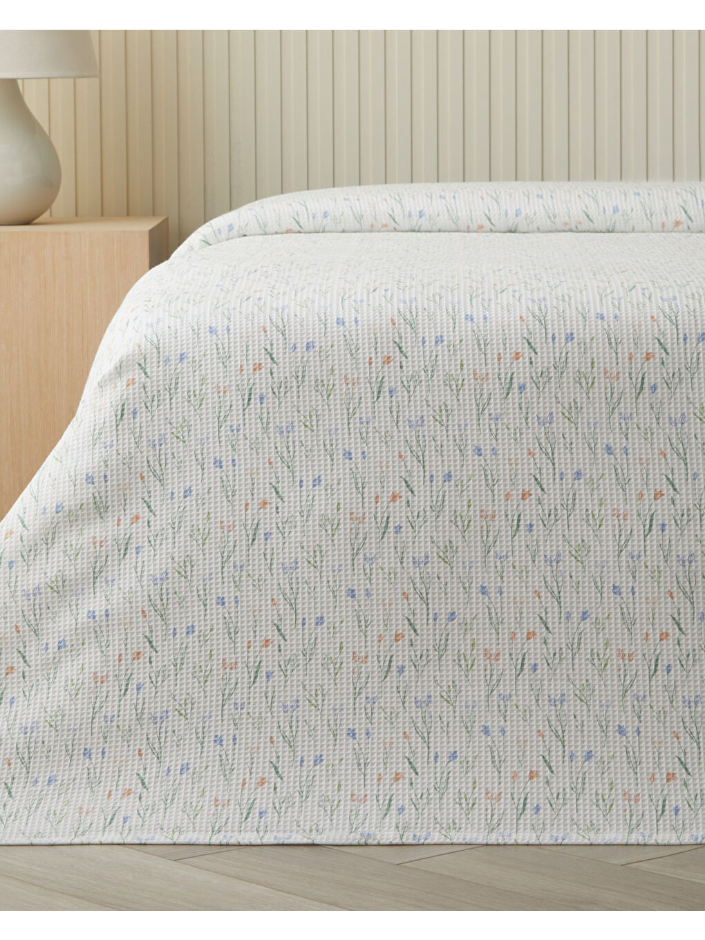 Fresh Sprout Çift Kişilik Pike 200x220 cm Yeşil-1