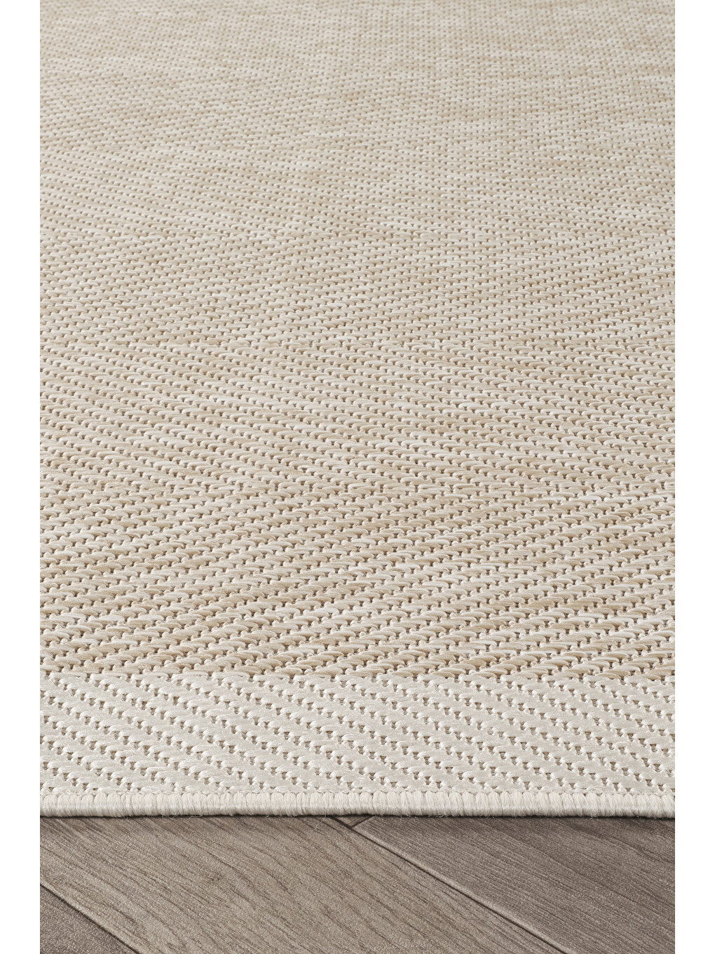 Sisalux 3085 Bej Krem Sisal Dokuma Jüt Kilim Hav Toz Vermez Halı Salon Mutfak Oda Halısı-120x180-3