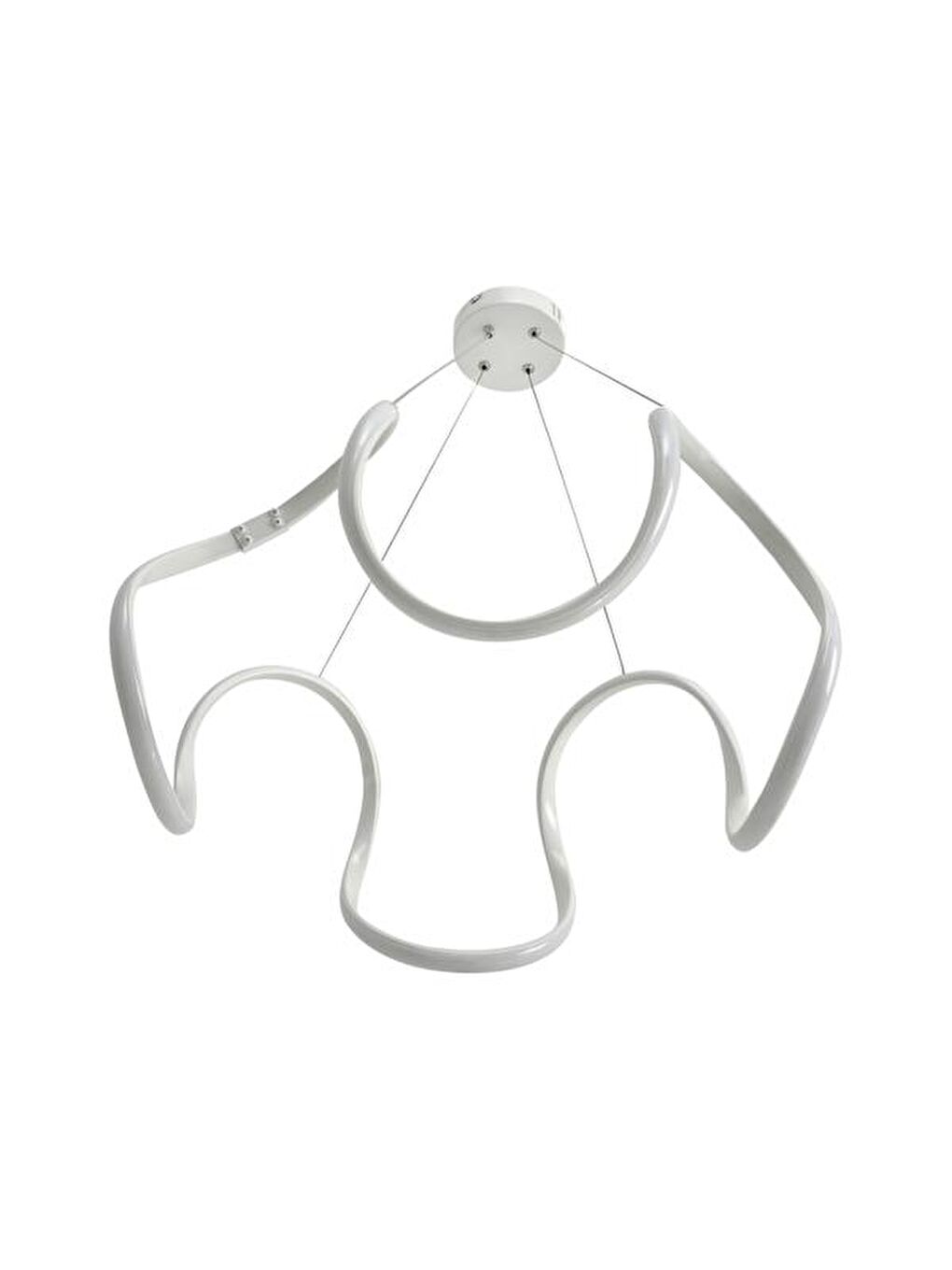 Dalga Ledli Avize - Sarı / Işığı / Beyaz-4