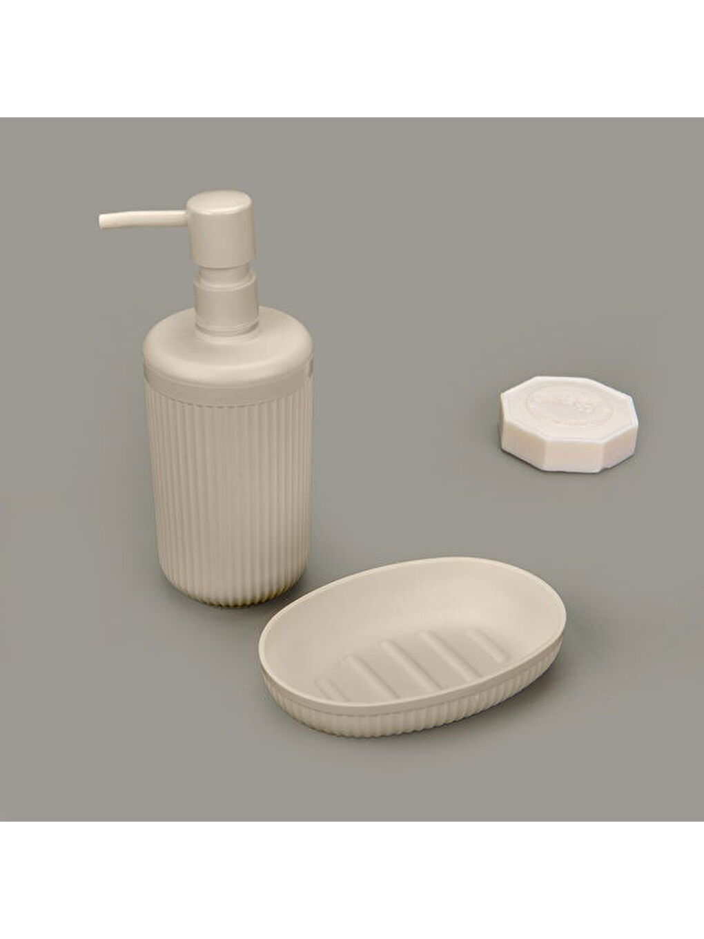 Bath Linea 5'li Banyo Seti - Bej-1