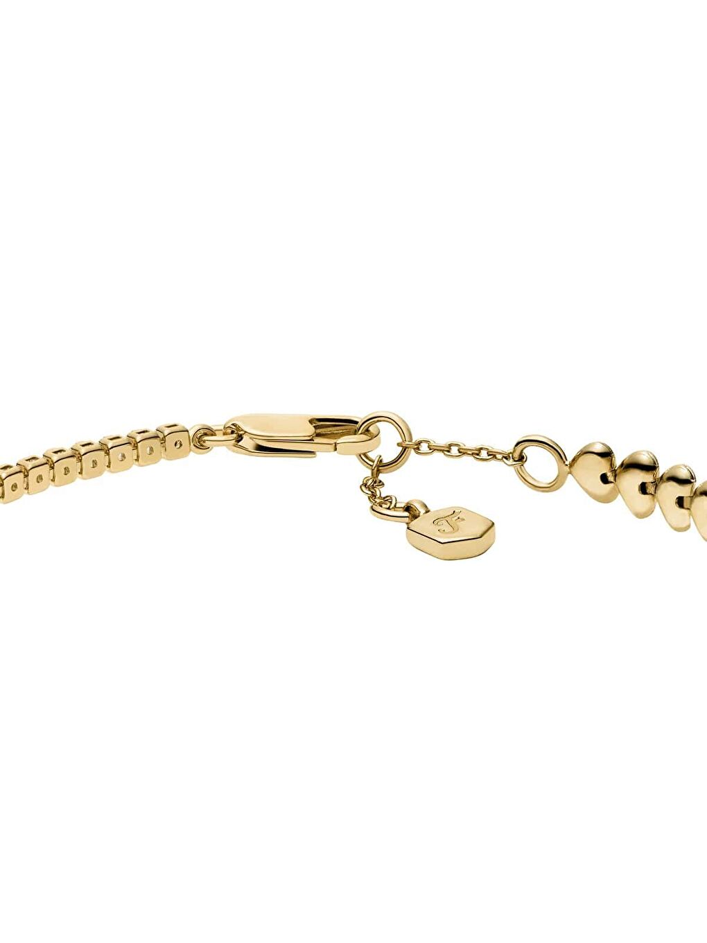 Sarı JA7303-710 Kalpli Kadın Bileklik-1