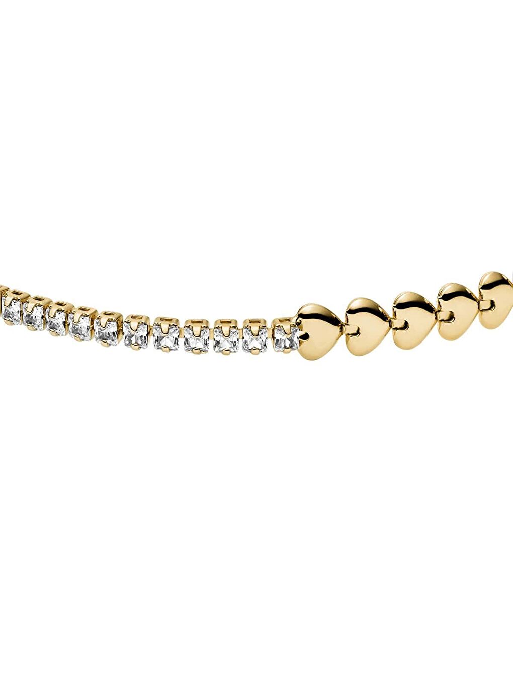 Sarı JA7303-710 Kalpli Kadın Bileklik-3