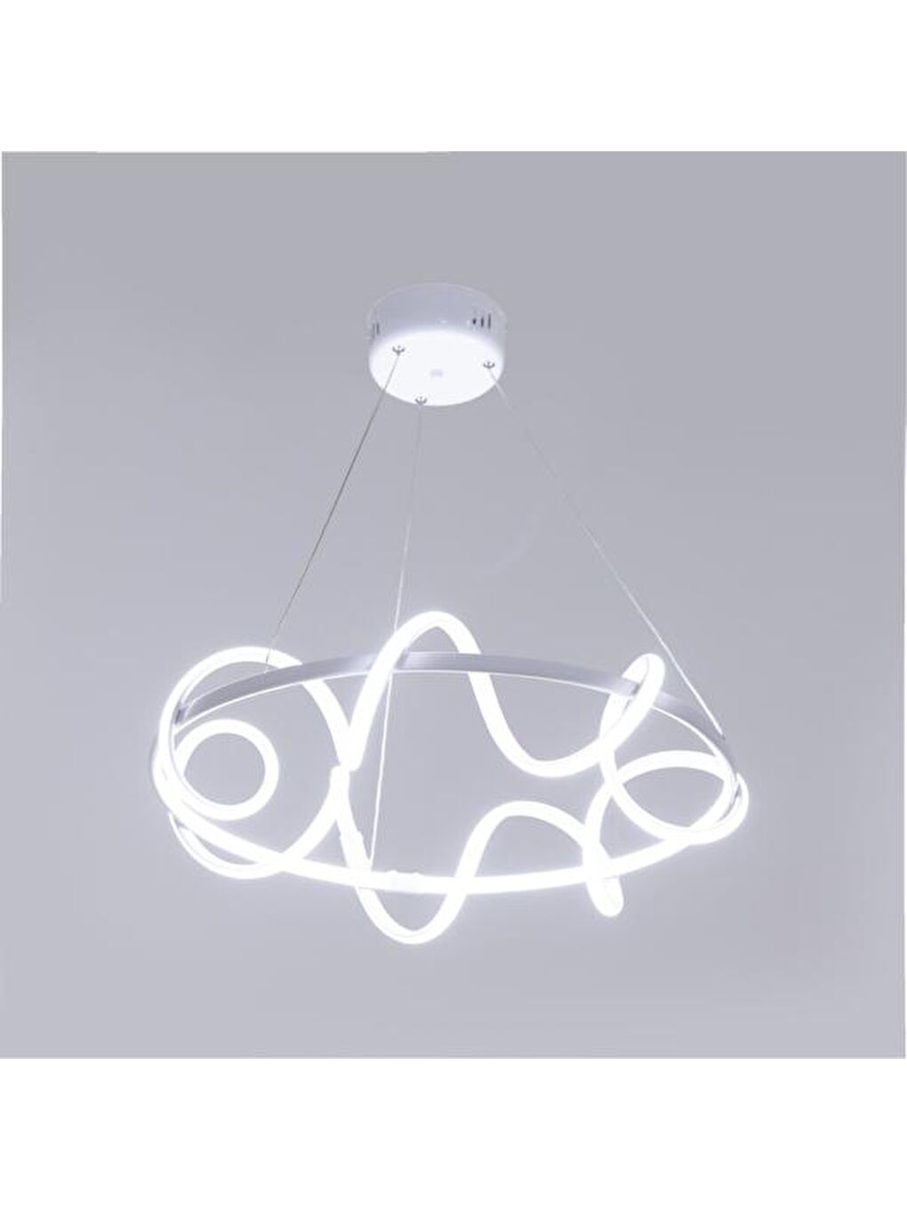 Aydos Ledli Avize - Sarı / Işığı / Beyaz-2