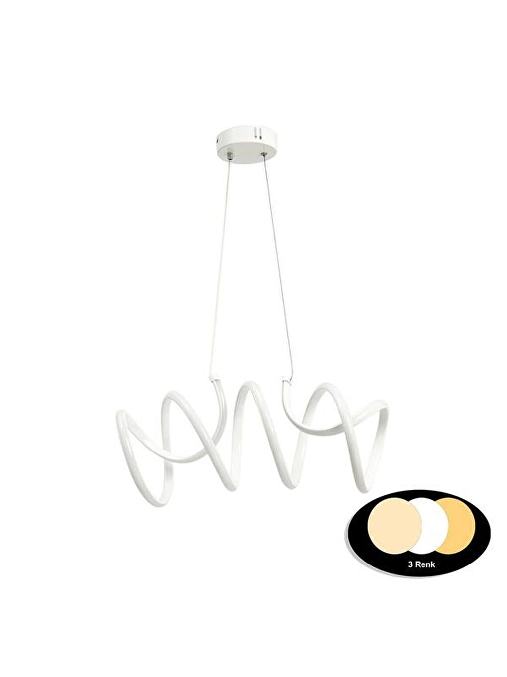 Deniz Ledli Avize - Sarı / Işığı / Beyaz-6