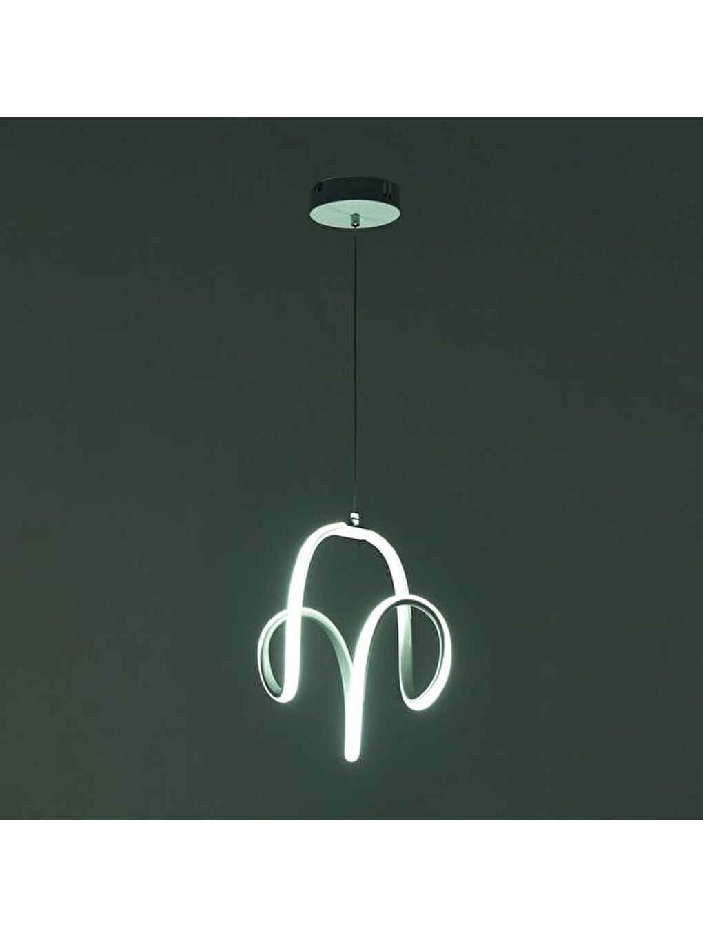 Circle Led Avize - Sarı / Işığı / Beyaz-1