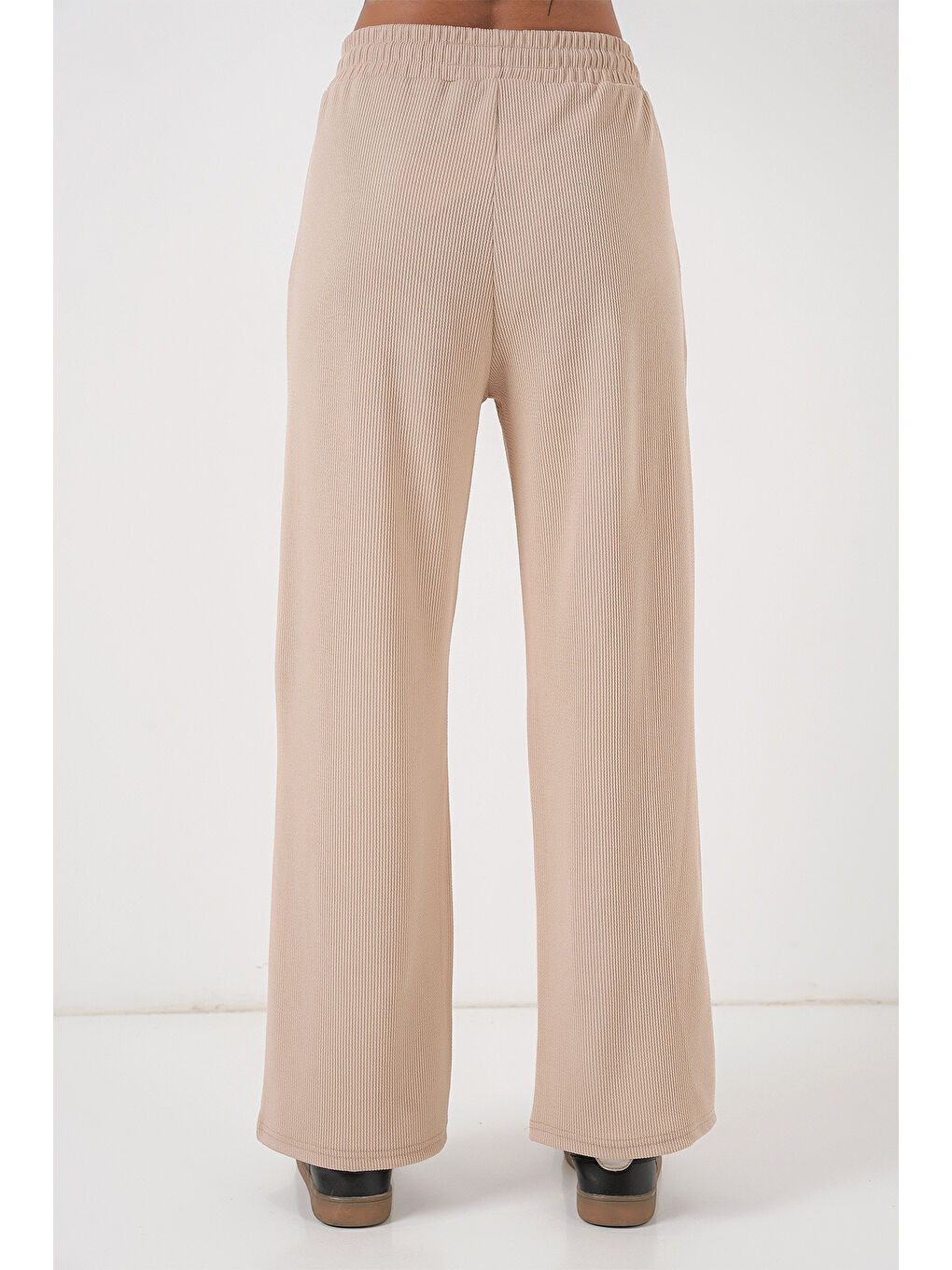 Kadın Fitilli Pantolon 30053 - Bej-5