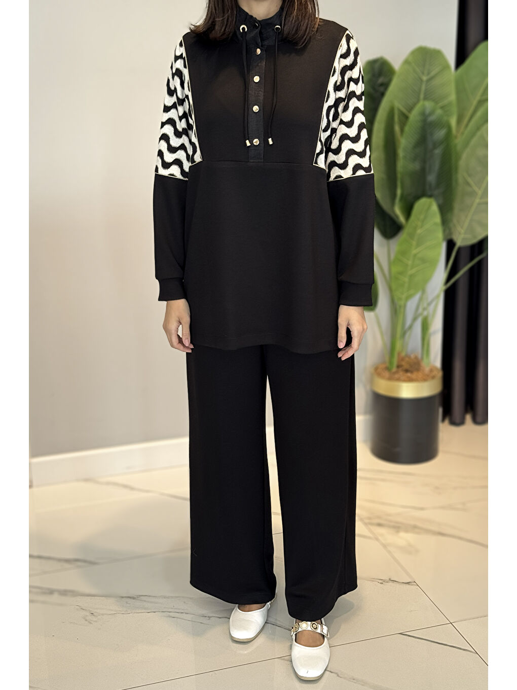 Düşük Kol 2li Takım 25120 Siyah-1