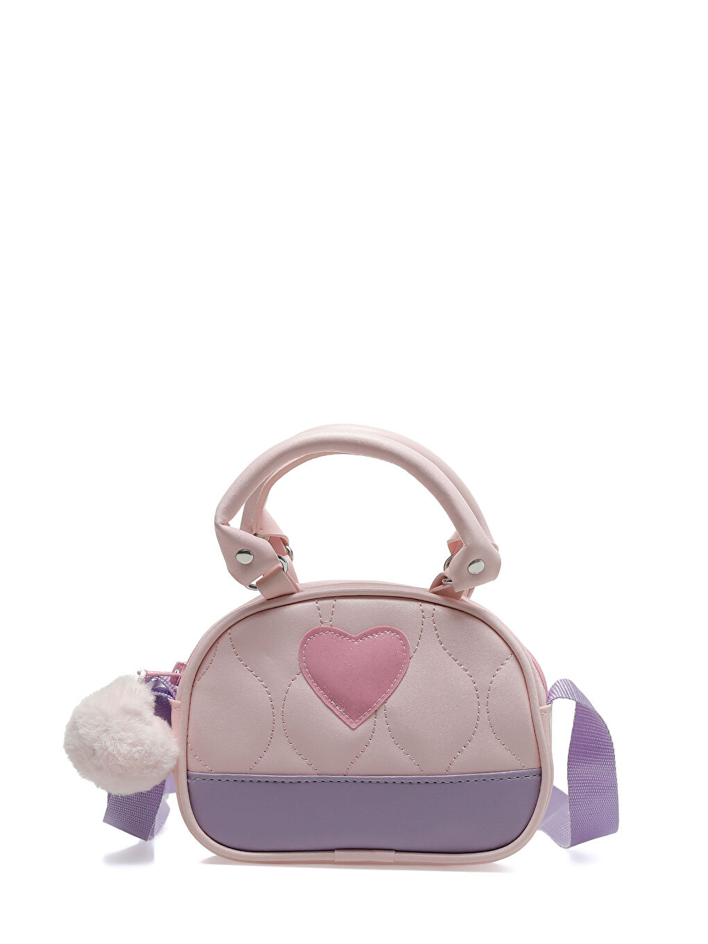 El ve Çapraz Çanta Kız Çocuk Pembe HEART EL