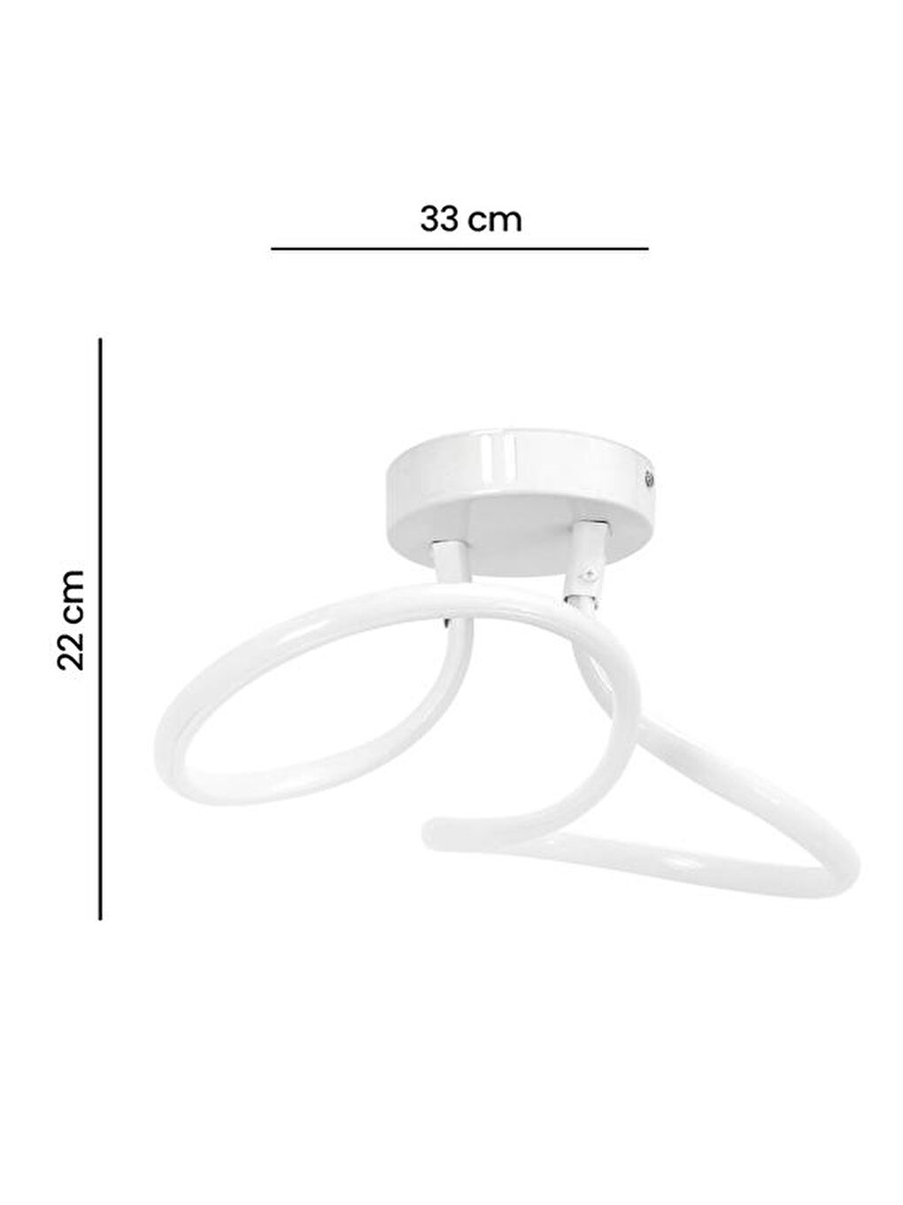 Lara Ledli Avize - Sarı / Işığı / Beyaz-1