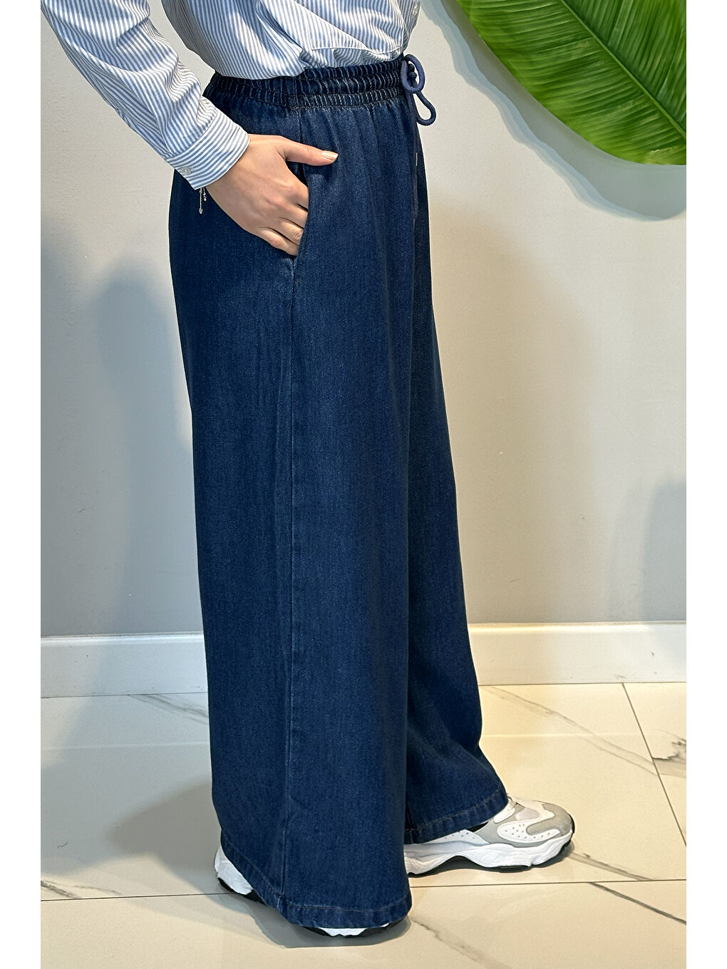 Lyocell Bolpaça Jean Pantolon 2773 Koyu Lacivert-1