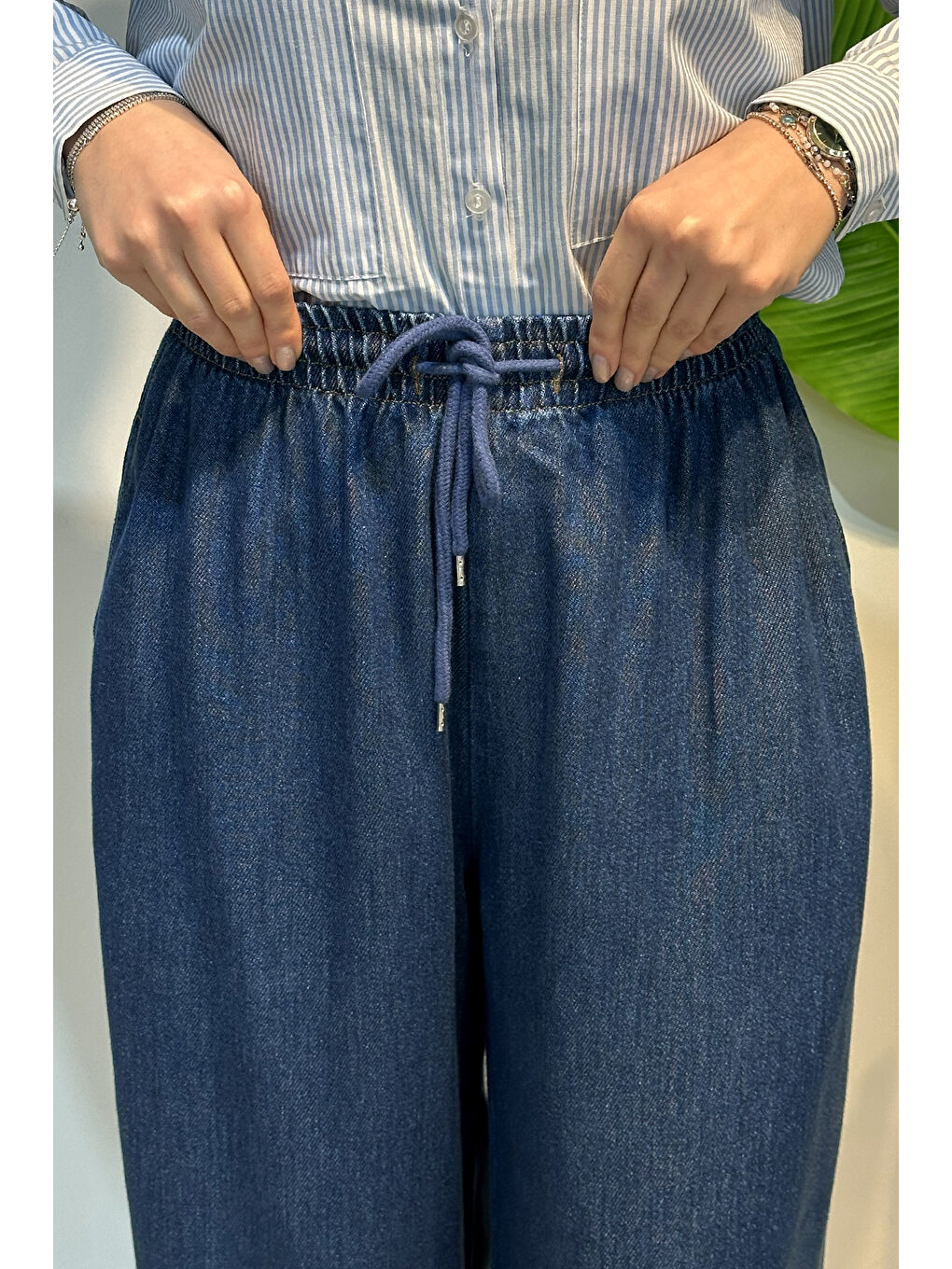 Lyocell Bolpaça Jean Pantolon 2773 Koyu Lacivert-2