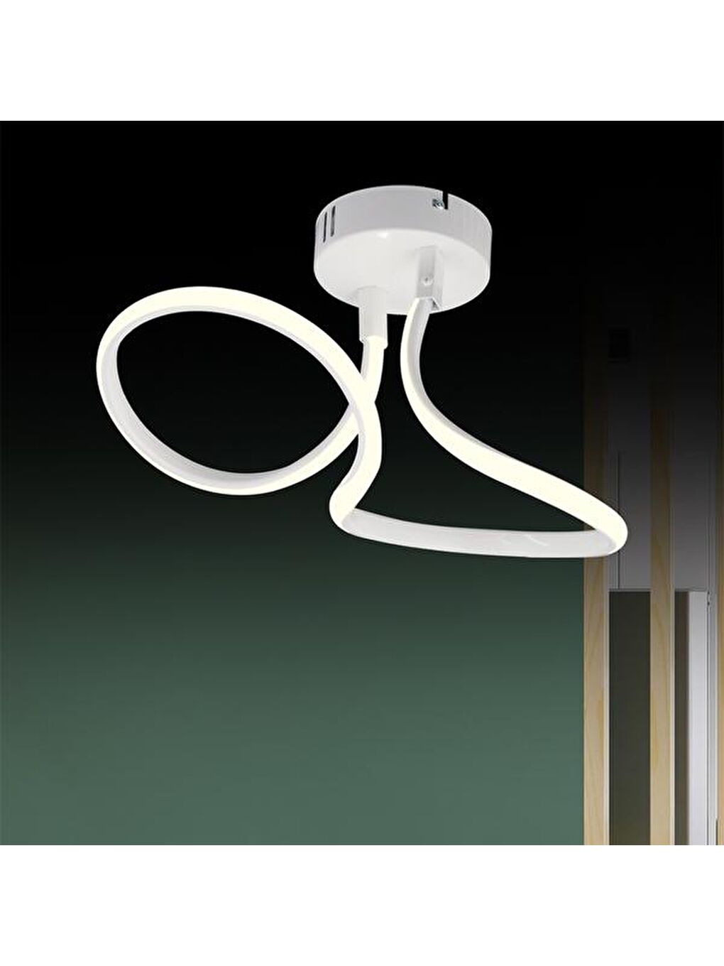 Lara Ledli Avize - Sarı / Işığı / Beyaz-7