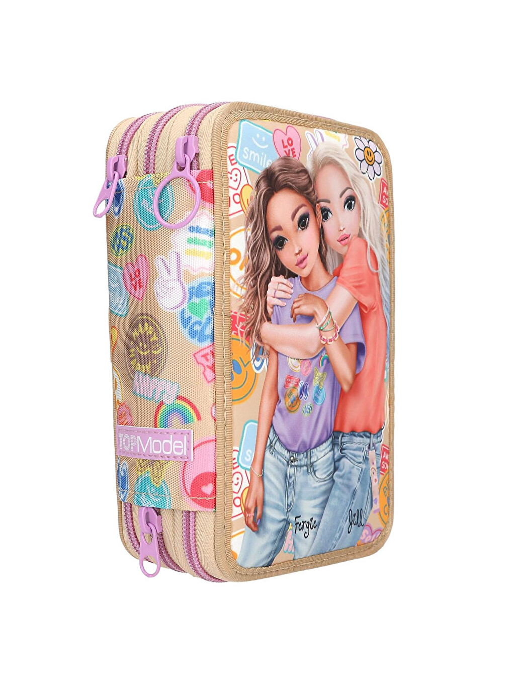 3 Katlı İçi Dolu Kalem Çantası Girl Power 413282-3