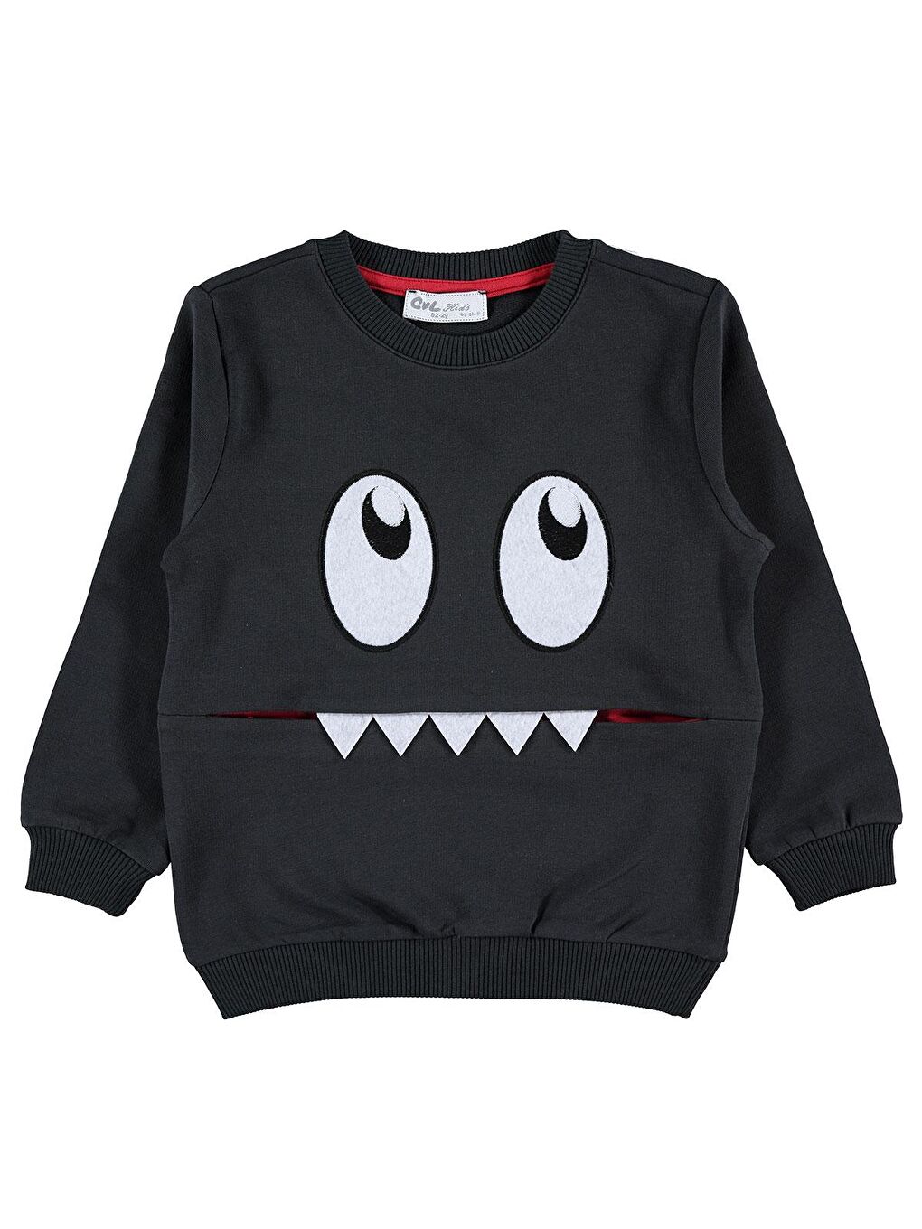 Gri Cvl Erkek Çocuk Sweatshirt 2-5 Yaş Füme