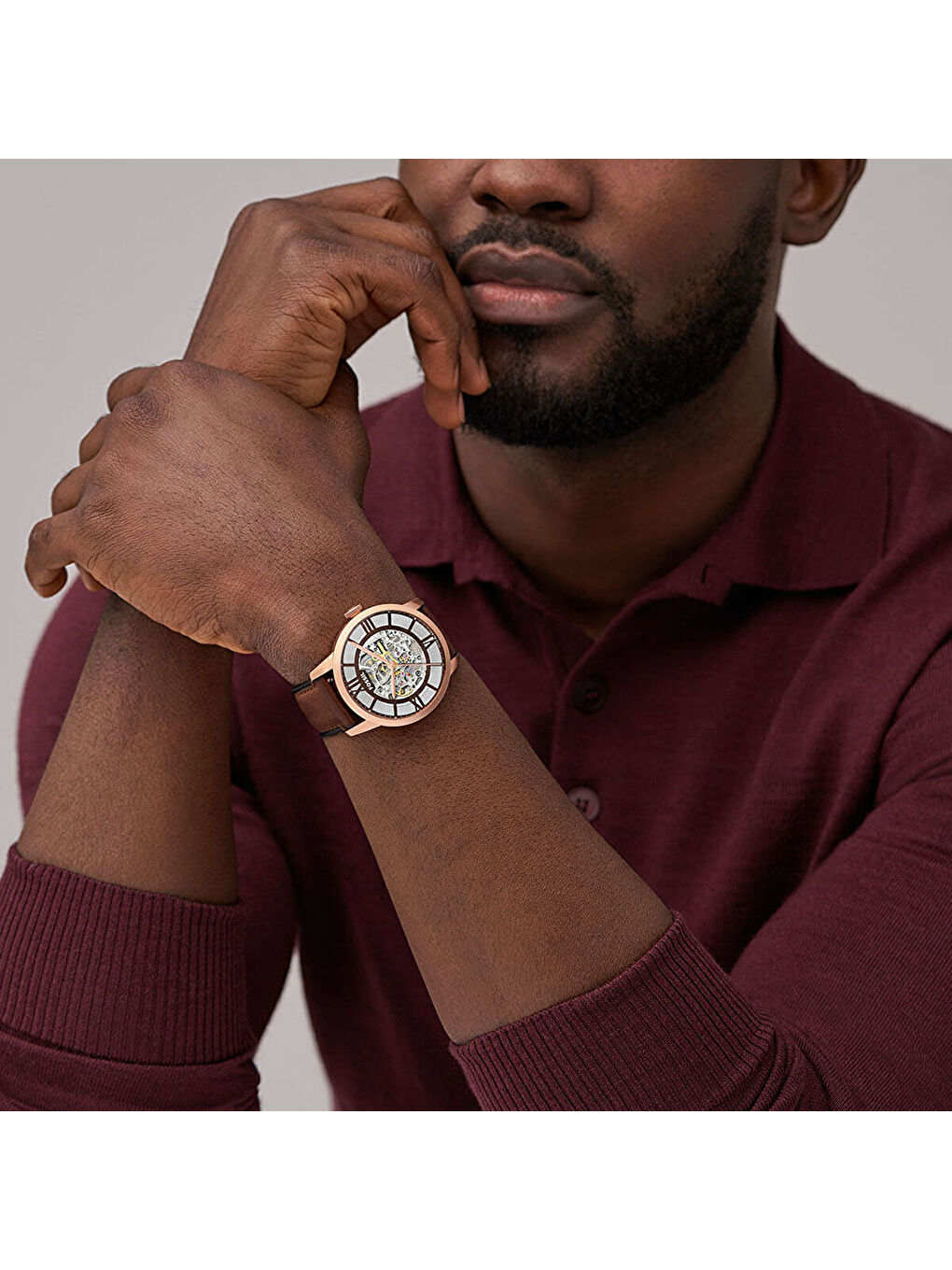 Kahverengi FME3259 Erkek Kol Saati-3