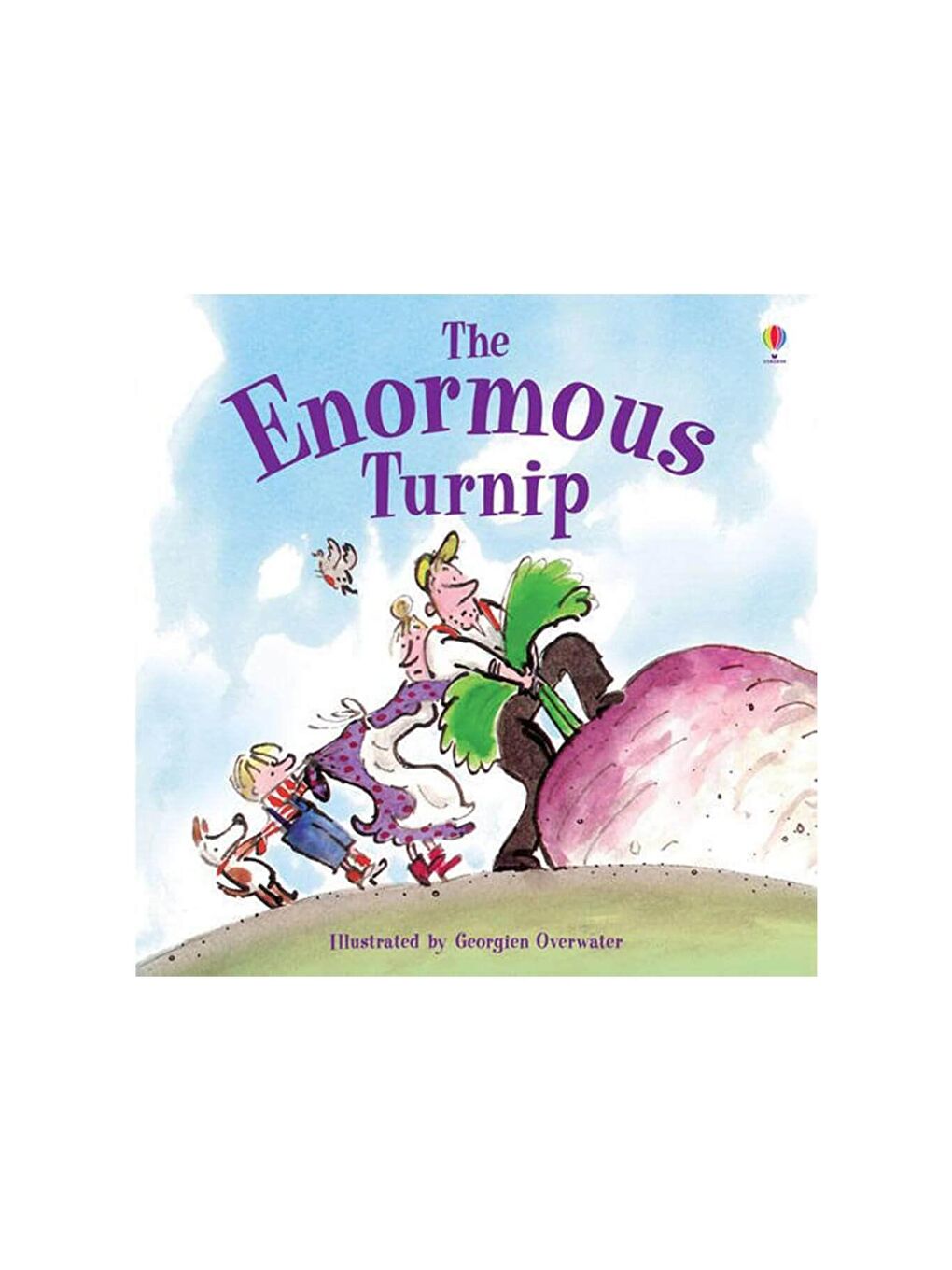 The Usborne Beyaz-Renklibaskı Pic The Enourmous Turnip