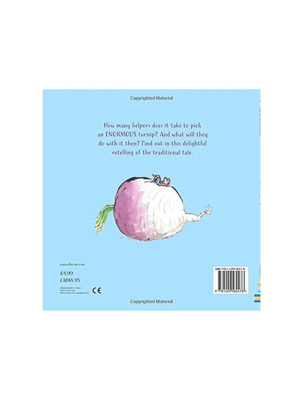 The Usborne Beyaz-Renklibaskı Pic The Enourmous Turnip - 1