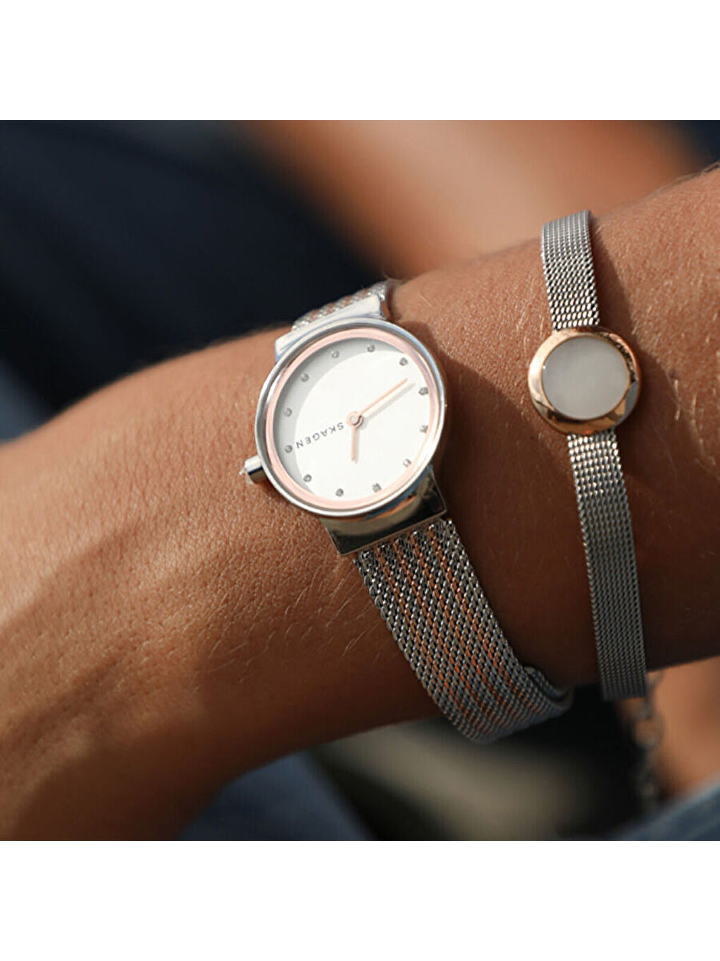 Gri SKW2699 Kadın Kol Saati-5