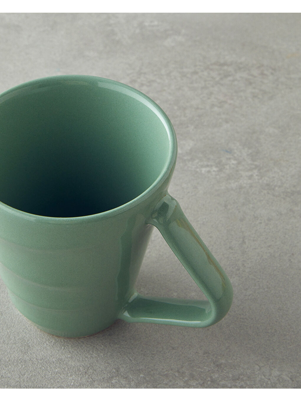 Twisty Seramik Kupa 255 ml Yeşil-2