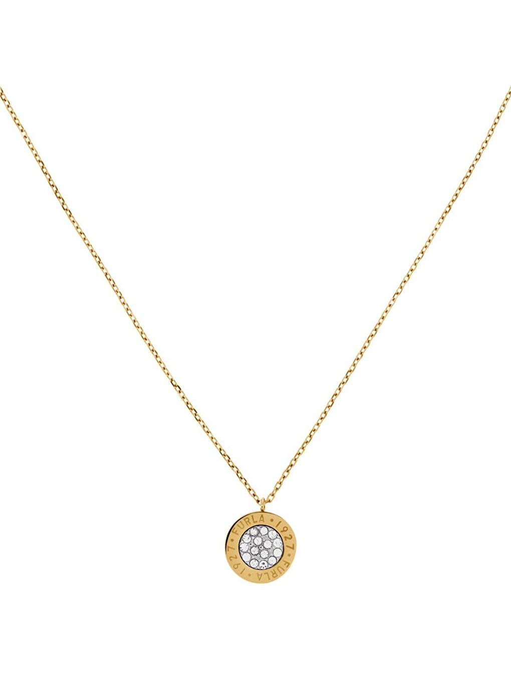 Sarı FJ1118NTU Kadın Kolye-2