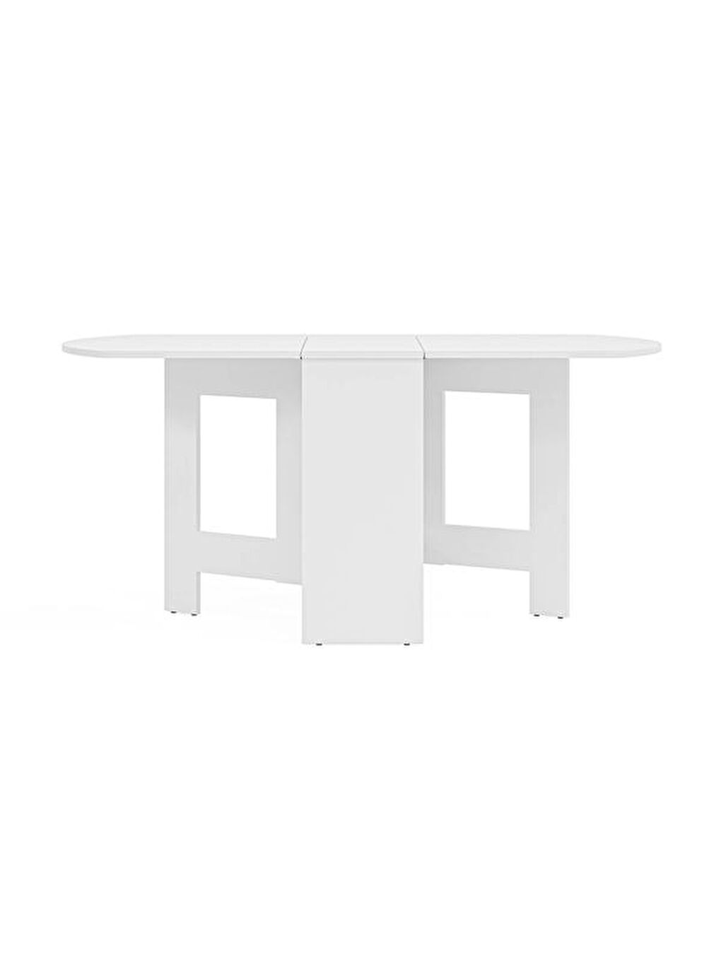 Nordic Katlanır Masa - Beyaz-10