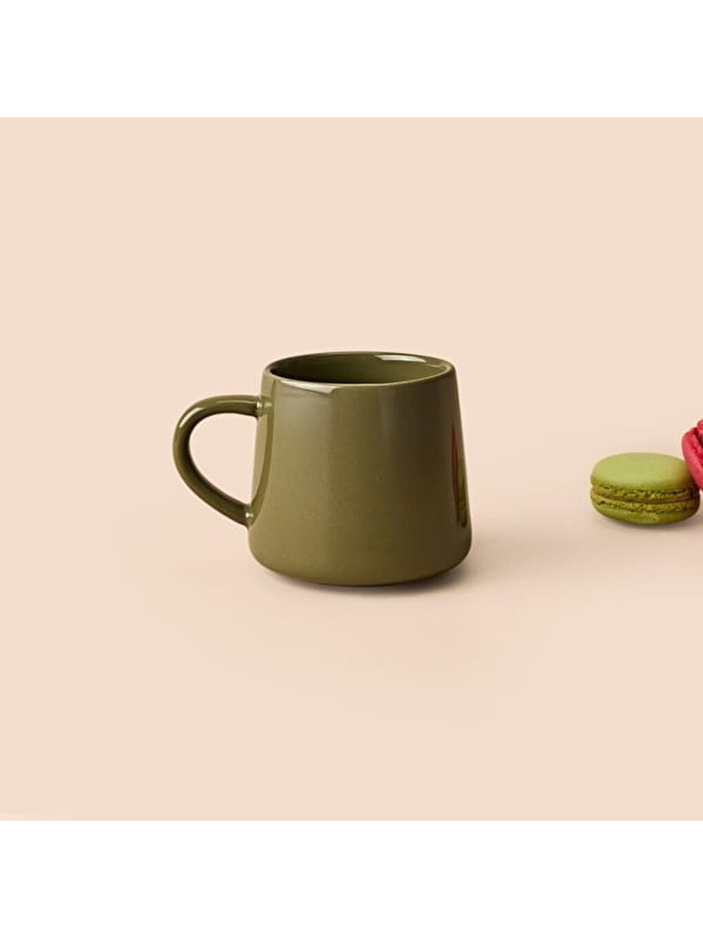 Kitchen Seramik Kupa - Yeşil - 195 ml-1