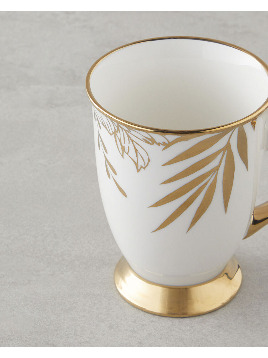Sarı Royal Gold New Bone China Kupa 290 ml Gold-1