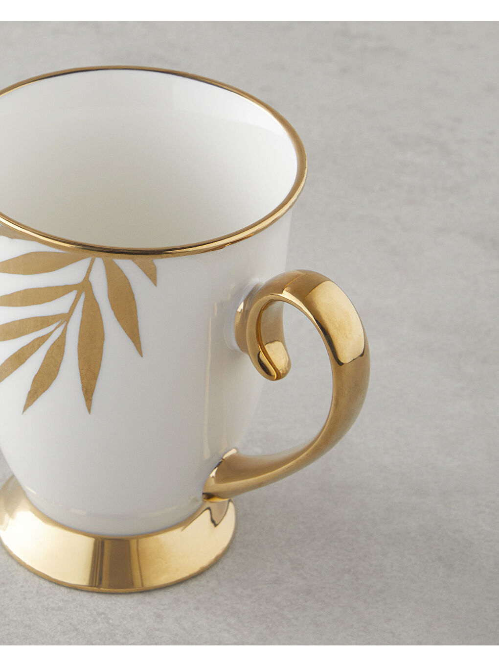 Sarı Royal Gold New Bone China Kupa 290 ml Gold-2