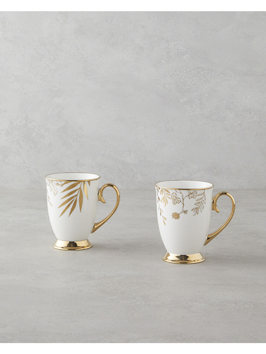 Sarı Royal Gold New Bone China Kupa 290 ml Gold-3