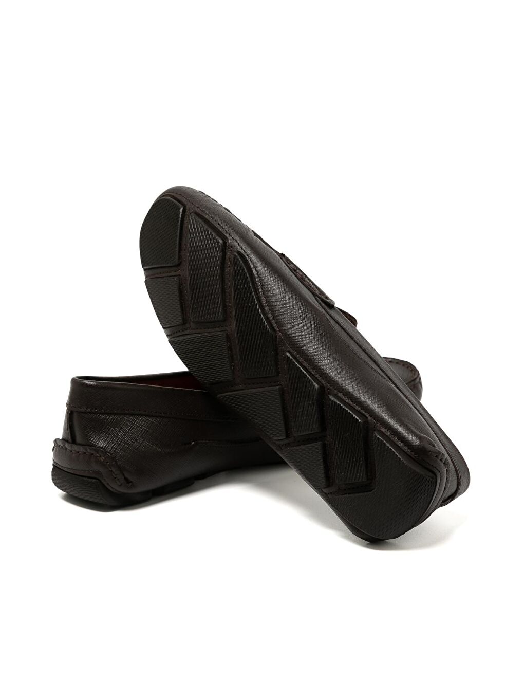 Kahverengi Erkek Oxford ( Klasik) MO-7574A043-7574 Kahve Antik B-127 Baskı-4