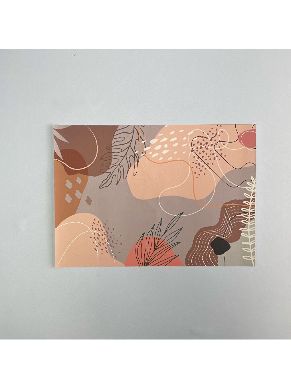 Kahverengi Bohem Desen Amerikan Servis 4'lü-2